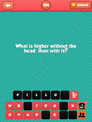 Riddle Me That Level 154 Answer