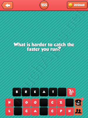 Riddle Me That Level 155 Answer
