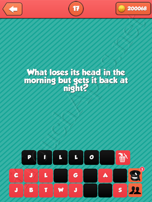 Riddle Me That Level 17 Answer