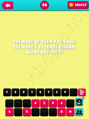 What the Riddle Level 26 Answer