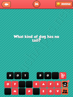 Riddle Me That Level 34 Answer