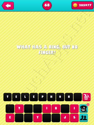 What the Riddle Level 68 Answer