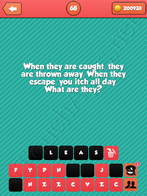 Riddle Me That Level 68 Answer
