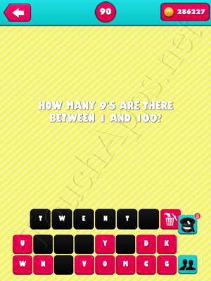 What the Riddle Level 90 Answer