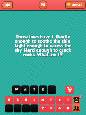 Riddle Me That Level 90 Answer
