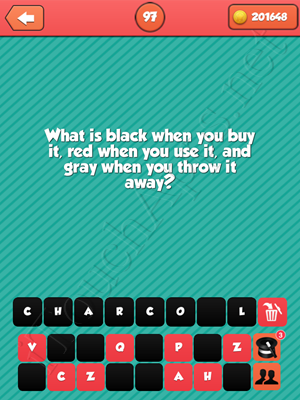 Riddle Me That Level 97 Answer