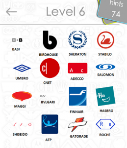 Logos Quiz Game Answers: Level 6 Part 4 – For iPod, iPhone, iPad