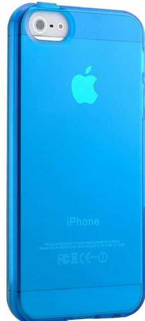 Laza iPhone 5 iPhone 5s Slim Jelly Gloss Case Flexible Soft TPU Case